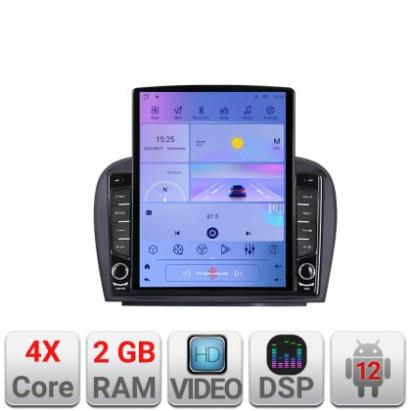 Navigatie Mercedes SL W230 2004-2011 K-W230 ecran tip TESLA 9.7" cu Android Radio Bluetooth Internet GPS WIFI 2+32 DSP CarStore Technology