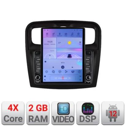 Navigatie Dacia Sandero 2012-2020 var B ecran tip TESLA 9.7" cu Android Radio Bluetooth Internet GPS WIFI 2+32 DSP Qua CarStore Technology