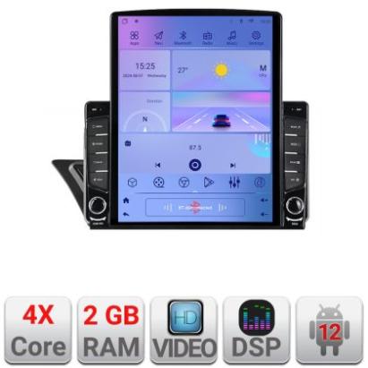 Navigatie Audi Q5 2008-2016 NON-MMI K-Q5 ecran tip TESLA 9.7" cu Android Radio Bluetooth Internet GPS WIFI 2+32 DSP Qu CarStore Technology