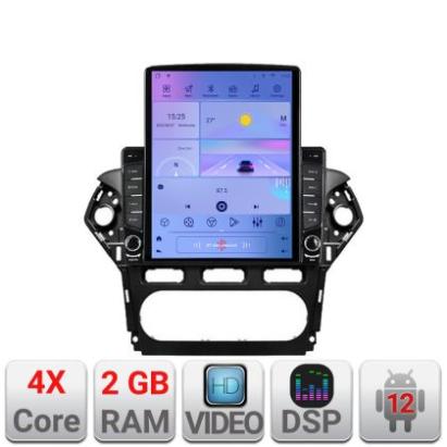 Navigatie Ford Mondeo 2010-2014 K-mondeo-clima ecran tip TESLA 9.7" cu Android Radio Bluetooth Internet GPS WIFI 2+32 CarStore Technology