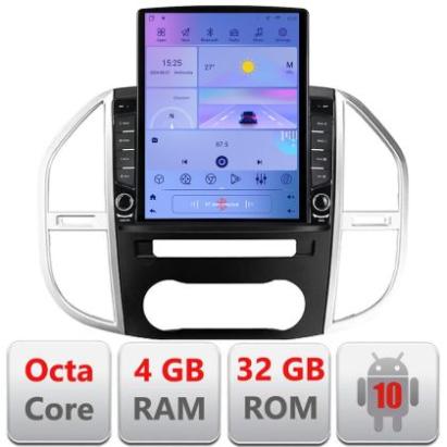Navigatie Mercedes Vito w447 2016- Android radio gps internet Octa Core 4+64 LTE Kit-w447+EDT-E710 CarStore Technology