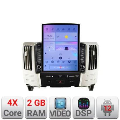Navigatie Lexus RX300 2003-2008 Android radio gps internet quad core 2+32 ecran vertical 9.7" Kit-RX300+EDT-E708 CarStore Technology