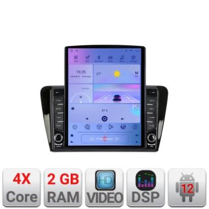 Navigatie Skoda Rapid Seat Toledo 2013+ Android radio gps internet quad core 2+32 ecran vertical 9.7" Kit-rapid+EDT-E708 CarStore Technology