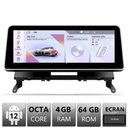 Navigatie BMW X3 X4 F25 F26 2010-2011 cu ecran CIC Android ecran 10.25" 4+64 4G BT CarStore Technology