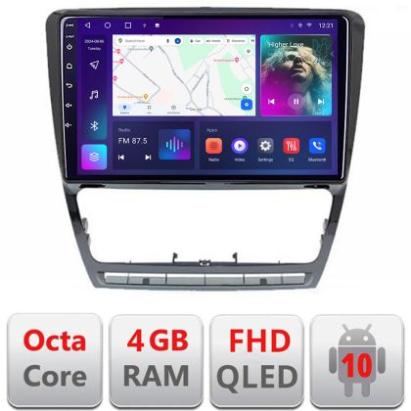 Navigatie Skoda Octavia 2 2005-2013 B-005 Android Ecran QLED octa core 4+64 carplay android auto KIT-005+EDT-E310V3 CarStore Technology
