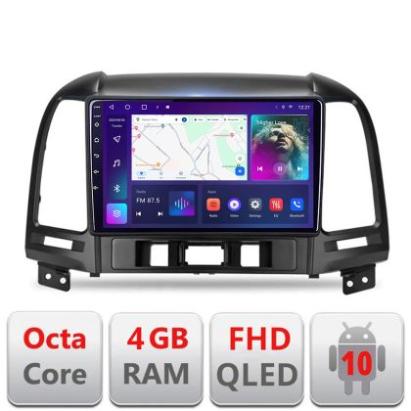 Navigatie HHyundai Santa Fe B-008 Android Ecran QLED octa core 4+64 carplay android auto KIT-008+EDT-E309V3 CarStore Technology