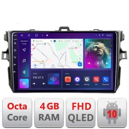 Navigatie Toyota Corolla B-063 Android Ecran QLED octa core 4+64 carplay android auto KIT-063+EDT-E309V3 CarStore Technology