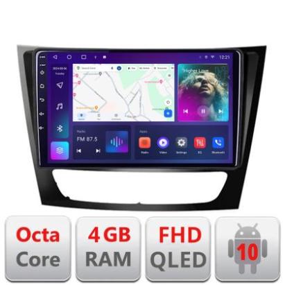 Navigatie Mercedes W211 W219 B-090 Android Ecran QLED octa core 4+64 carplay android auto KIT-090+EDT-E309V3 CarStore Technology