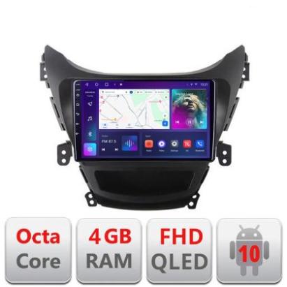 Navigatie Hyundai Elantra 2011-2013 B-092 Android Ecran QLED octa core 4+64 carplay android auto KIT-092+EDT-E309V3 CarStore Technology