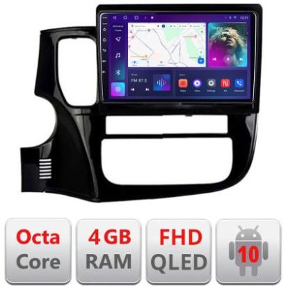 Navigatie Mitsubishi Outlander 2014- B-1230 Android Ecran QLED octa core 4+64 carplay android auto KIT-1230+EDT-E310V3 CarStore Technology