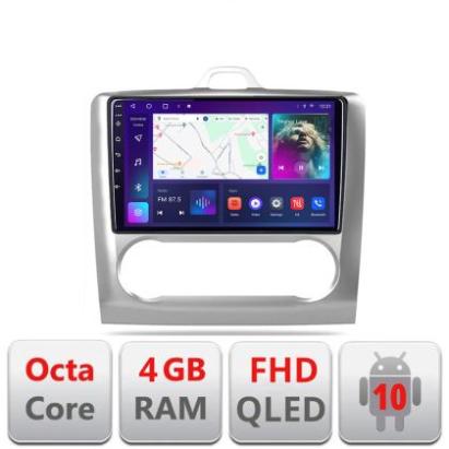 Navigatie Ford Focus 2 Automat B-140-automatic Android Ecran QLED octa core 4+64 carplay android auto KIT-140-AUTOMATIC+EDT-E309V3 CarStore Technology