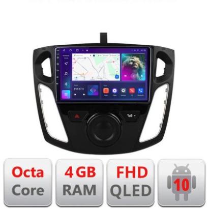 Navigatie Ford Focus 3 B-150 Android Ecran QLED octa core 4+64 carplay android auto KIT-150+EDT-E309V3 CarStore Technology