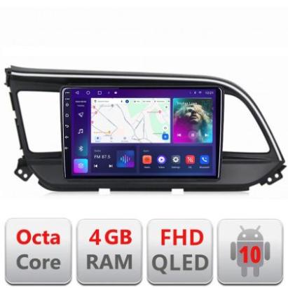 Navigatie HHyundai Elantra 2018- B-1581 Android Ecran QLED octa core 4+64 carplay android auto KIT-1581+EDT-E309V3 CarStore Technology