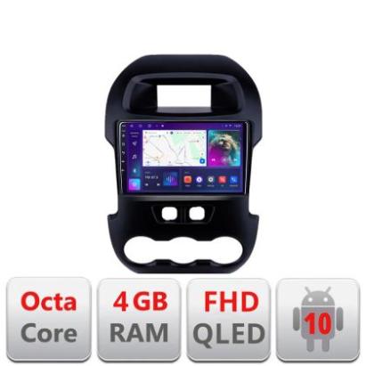 Navigatie Ford Ranger 2011-2015 Android Ecran QLED octa core 4+64 carplay android auto KIT-245+EDT-E309V3 CarStore Technology