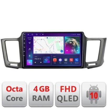 Navigatie Toyota RAV4 B-247 Android Ecran QLED octa core 4+64 carplay android auto KIT-247+EDT-E309V3 CarStore Technology