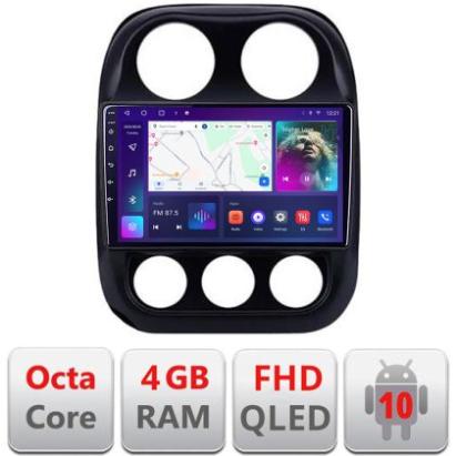 Navigatie Jeep Compass 2010-2016 B-2500 Android Ecran QLED octa core 4+64 carplay android auto KIT-2500+EDT-E310V3 CarStore Technology