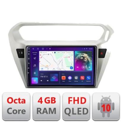 Navigatie Peugeot 301 Citroen C-Elisee B-301 Android Ecran QLED octa core 4+64 carplay android auto KIT-301+EDT-E309V3 CarStore Technology
