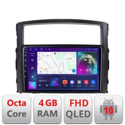 Navigatie Mitsubishi Pajero B-452 Android Ecran QLED octa core 4+64 carplay android auto KIT-452+EDT-E309V3 CarStore Technology