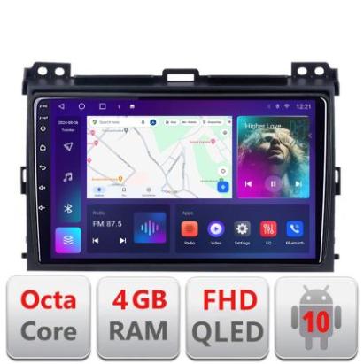 Navigatie Toyota Prado 2007- B-456 Android Ecran QLED octa core 4+64 carplay android auto KIT-456+EDT-E309V3 CarStore Technology