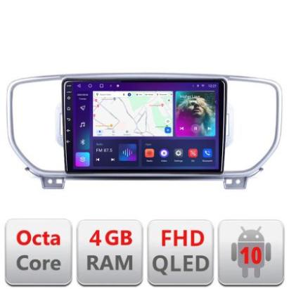Navigatie Kia Sportage 2016-2018 B-567 Android Ecran QLED octa core 4+64 carplay android auto KIT-576+EDT-E309V3 CarStore Technology
