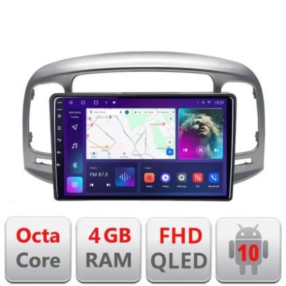 Navigatie HHyundai Accent 2006-2012 B-ACCENT Android Ecran QLED octa core 4+64 carplay android auto KIT-accent+EDT-E309V3 CarStore Technology