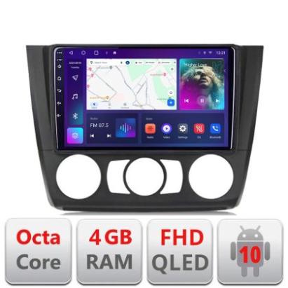 Navigatie BMW Seria 1 E87 2007-2011 clima manuala B-bmw117-manual Android Ecran QLED octa core 4+64 carplay android auto KIT-bmw117-manual+EDT-E309V3 CarStore Technology