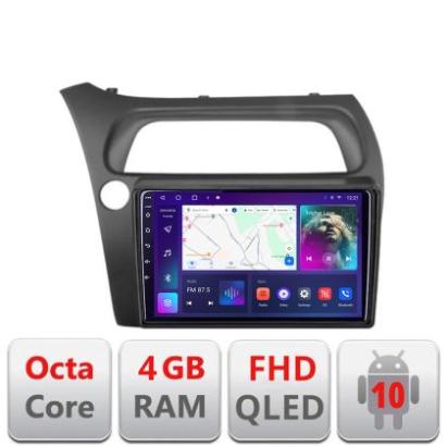 Navigatie Honda Civic Hatchback 2006-2012 B-hatchback Android Ecran QLED octa core 4+64 carplay android auto kit-hatchback+EDT-E309V3 CarStore Technology