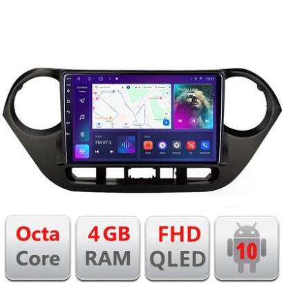 Navigatie HHyundai I10 2013-2019 B-HY38 Android Ecran QLED octa core 4+64 carplay android auto KIT-HY38+EDT-E309V3 CarStore Technology