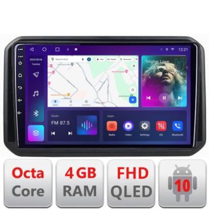 Navigatie Suzuki Ignis 2016- B-IGNIS16 Android Ecran QLED octa core 4+64 carplay android auto KIT-IGNIS16+EDT-E309V3 CarStore Technology