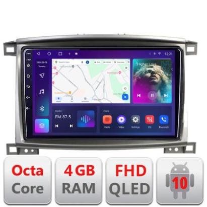 Navigatie Toyota Land Cruiser L100 2002-2008 B-L100 Android Ecran QLED octa core 4+64 carplay android auto KIT-l100+EDT-E309V3 CarStore Technology