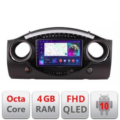Navigatie Mini intre anii 2004-2006 Android Ecran QLED octa core 4+64 carplay android auto KIT-mini-03+EDT-E309V3 CarStore Technology