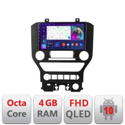 Navigatie Ford Mustang 2015-2020 B-MUSTANG-NAVI Android Ecran QLED octa core 4+64 carplay android auto KIT-mustang-navi+EDT-E309V3 CarStore Technology