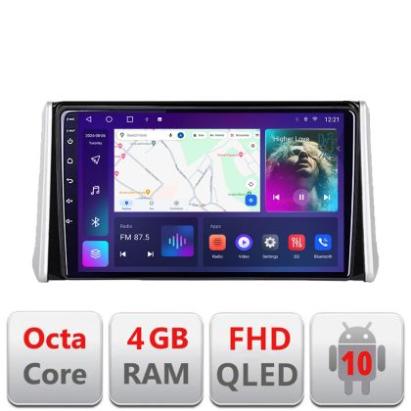 Navigatie Toyota RAV4 2018 Android Ecran QLED octa core 4+64 carplay android auto KIT-RAV4+EDT-E309V3 CarStore Technology