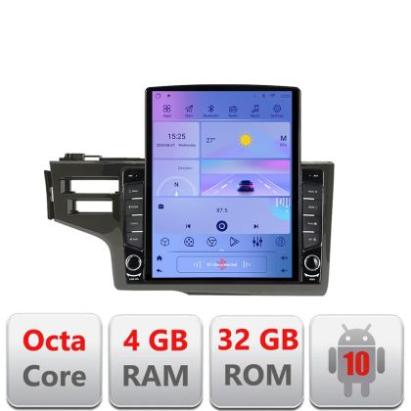 Navigatie Honda Fit 2014-2019 Android radio gps internet Octa Core 4+64 LTE Kit-fit-14+EDT-E709 CarStore Technology