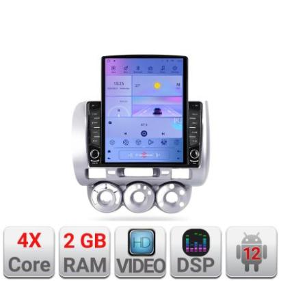 Navigatie Honda Fit Jazz 2004-2008 Android radio gps internet quad core 2+32 ecran vertical 9.7" Kit-jazz+EDT-E708 CarStore Technology