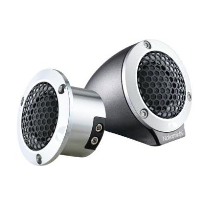 Set 2 Difuzoare tweeter dome auto Nakamichi, 25mm, cu finisaj premium CarStore Technology