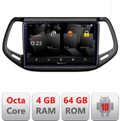 Navigatie Jeep Compass 2017 5510-739 Android Octa Core 720p 4+64 DSP 360 camera carplay android auto CarStore Technology
