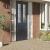 vidaXl Folie fereastră, 2 buc., mată, model bambus, PVC GartenMobel Dekor