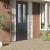 vidaXl Folie fereastră, 4 buc., mată, model bambus, PVC GartenMobel Dekor