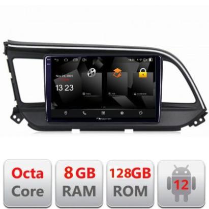 Navigatie HHyundai Elantra 2018- 5960Pro-1581 Android Octa Core Qualcomm 2K Qled 8+128 DTS DSP 360 4G Optical CarStore Technology