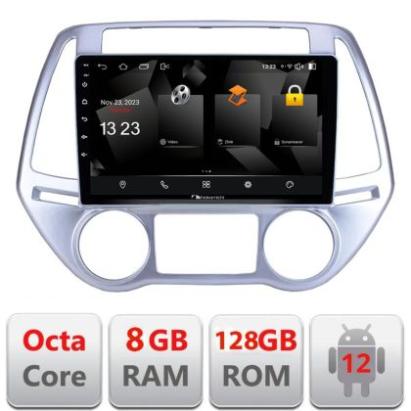 Navigatie HHyundai I20 2011-2014 manual si automat Android radio gps internet quad core 8+128 carplay android auto CarStore Technology