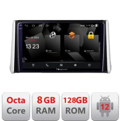 Navigatie Toyota RAV4 2018 Android Octa Core Qualcomm 2K Qled 8+128 DTS DSP 360 4G Optical CarStore Technology