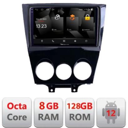Navigatie Mazda RX8 2003-2008 Android Octa Core Qualcomm 2K Qled 8+128 DTS DSP 360 4G Optical CarStore Technology