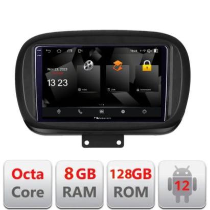 Navigatie Fiat 500 2014- 5960Pro-539 Android Octa Core Qualcomm 2K Qled 8+128 DTS DSP 360 4G Optical CarStore Technology