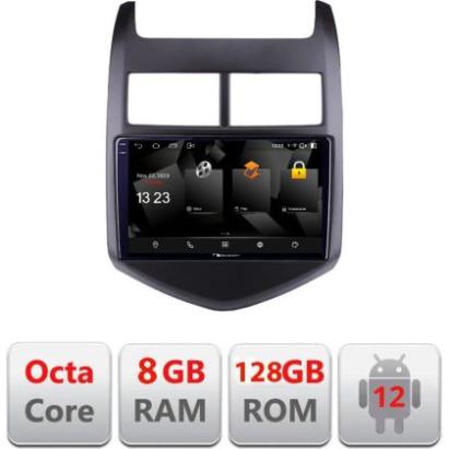 Navigatie Chevrolet Aveo 2010-2013 5960Pro-AVEO10 Android Octa Core Qualcomm 2K Qled 8+128 DTS DSP 360 4G Optical CarStore Technology