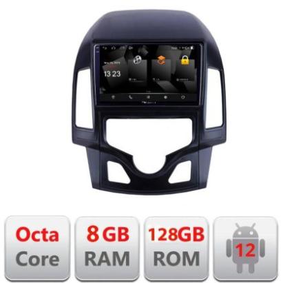 Navigatie HHyundai I30 2009-2012 clima automata 5960Pro-I30AUTOMATIC Android Octa Core Qualcomm 2K Qled 8+128 DTS DSP 360 4G Optical CarStore Technology