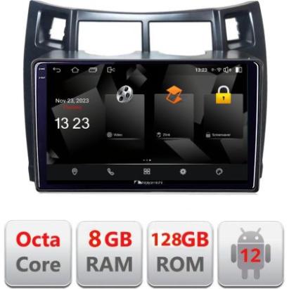 Navigatie Toyota Yaris 2008-2011 5960Pro-YARIS08 Android Octa Core Qualcomm 2K Qled 8+128 DTS DSP 360 4G Optical CarStore Technology