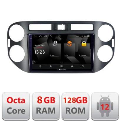 Navigatie VW TIGUAN si Golf Plus 2007-2011 Android Octa Core Qualcomm 2K Qled 8+128 DTS DSP 360 4G Optical CarStore Technology