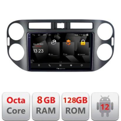 Navigatie VW Tiguan si Golf Plus 2012-2016 Android Octa Core Qualcomm 2K Qled 8+128 DTS DSP 360 4G Optical CarStore Technology