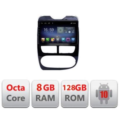 Navigatie Renault Clio 4 V1 F-467 Octa Core cu Android Radio Bluetooth Internet GPS WIFI DSP 8+128GB 4G CarStore Technology